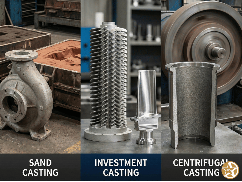 Centrifugal vs. Sand vs. Investment Casting: Which Method Fits Your Project?