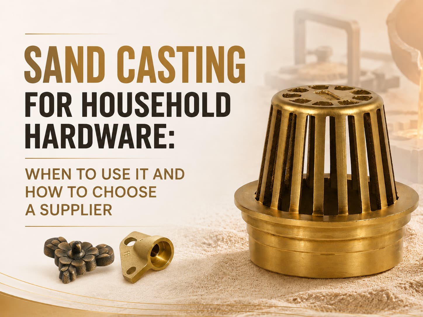 Sand Casting for Household Hardware: When to Use It and How to Choose a Supplier