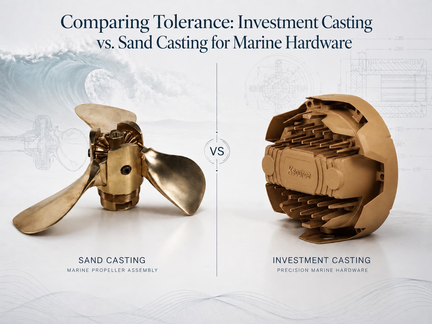 Comparing Tolerance: Investment Casting vs. Sand Casting for Marine Hardware