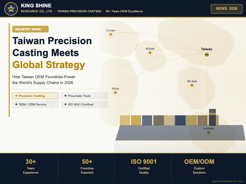 Taiwan Precision Casting in the AI-Driven Supply Chain Realignment: Why Global Buyers Are Turning to OEM Foundries Like KING SHINE