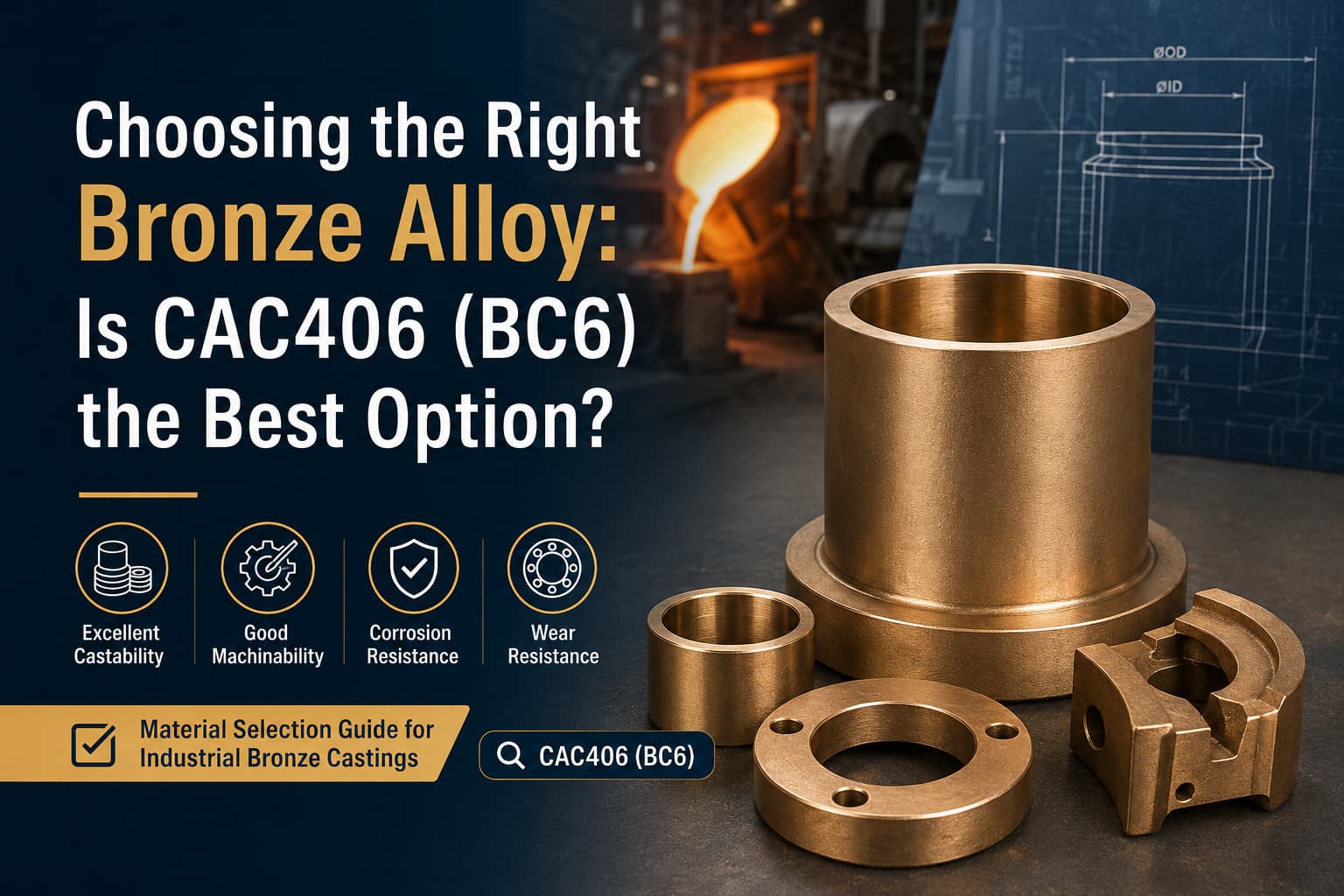 Choosing the Right Bronze Alloy: Is CAC406 (BC6) the Best Option?